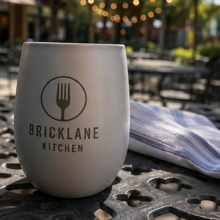 Aluminum cups with logo printing