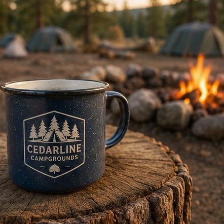 Customized aluminum cups for camping and outdoor