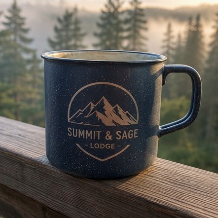 Promotional custom aluminum cups with company logo